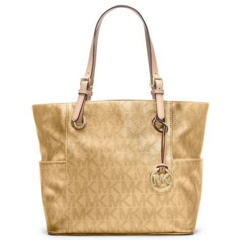 michael kors black gold purse|gold Michael Kors tote bag.